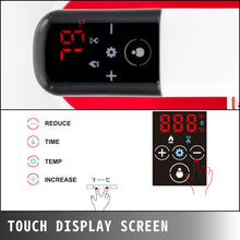Load image into Gallery viewer, *HANDS FREE VIBRATING FUNCTION* 12x10 Portable Heat Press Machine *Red OR Blue* EASY TOUCH DISPLAY** DOUBLE TUBE HEATING**