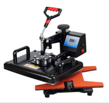 Load image into Gallery viewer, 15 Functions in 1 *NEW DESIGN!! 12x15 * Heat Press * 360 Rotation* (Phone Cases, T-shirts, Mugs, Caps, Mouse pad, Balls, Pens, Plates, etc...)