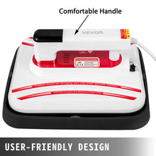 Load image into Gallery viewer, *HANDS FREE VIBRATING FUNCTION* 12x10 Portable Heat Press Machine *Red OR Blue* EASY TOUCH DISPLAY** DOUBLE TUBE HEATING**