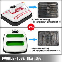 Load image into Gallery viewer, *HANDS FREE VIBRATING FUNCTION* 12x10 Portable Heat Press Machine *Red OR Blue* EASY TOUCH DISPLAY** DOUBLE TUBE HEATING**