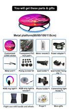 Load image into Gallery viewer, *CUSTOM* PORTABLE Spin 360 Photo/Video Booth *RGB strip lights* *Wireless Remote* w Wooden case or Flight Case